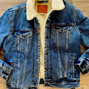 Sherpa Lined Jean Jacket